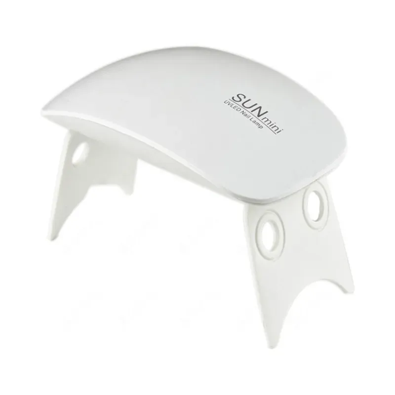 Mini lampa uv przenośna 6 diod led do paznokci hybrydy żeli mostek 6w-5907451317181