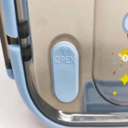 Lunchbox pojemnik na śniadanie obiad z przegródkami i sztućce-5907451369333