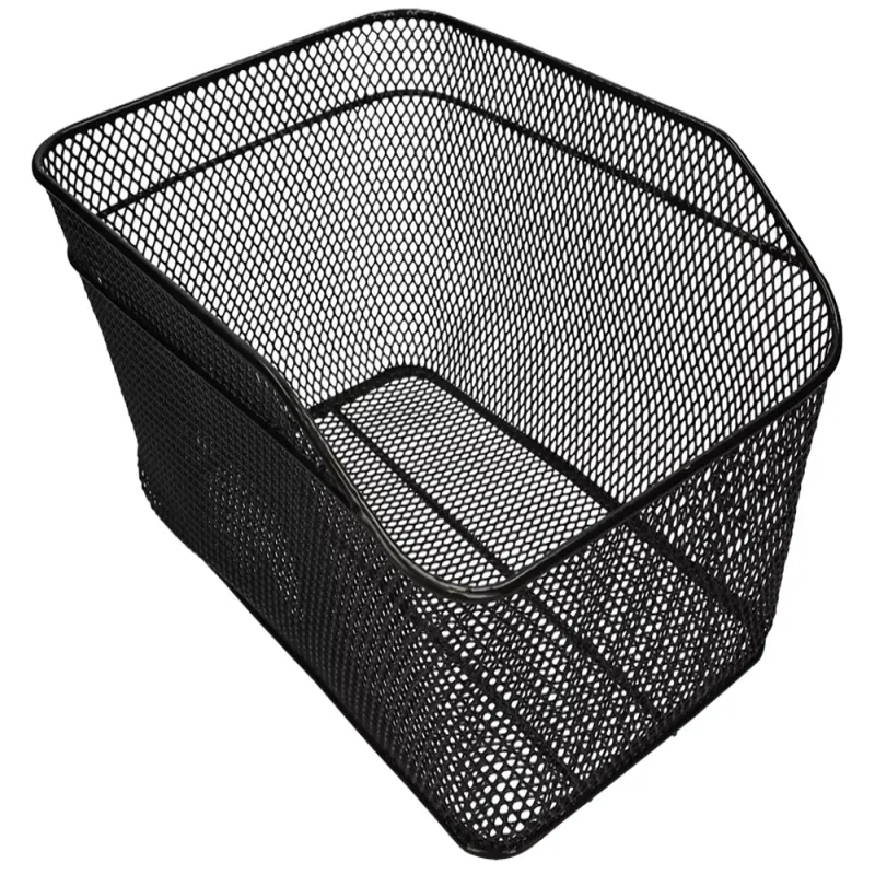 Duży kosz na rower metalowy rowerowy na bagażnik mocny przykręcany-5907451362037