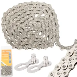 Łańcuch do roweru 116 ogniw rozmiar 1/2x3/32 6/7/8 rzędów + spinka-5907451361849