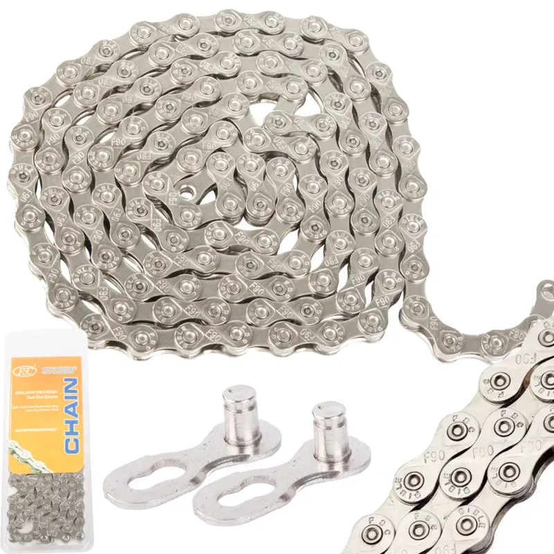 Łańcuch do roweru 116 ogniw rozmiar 1/2x3/32 6/7/8 rzędów + spinka-5907451361849