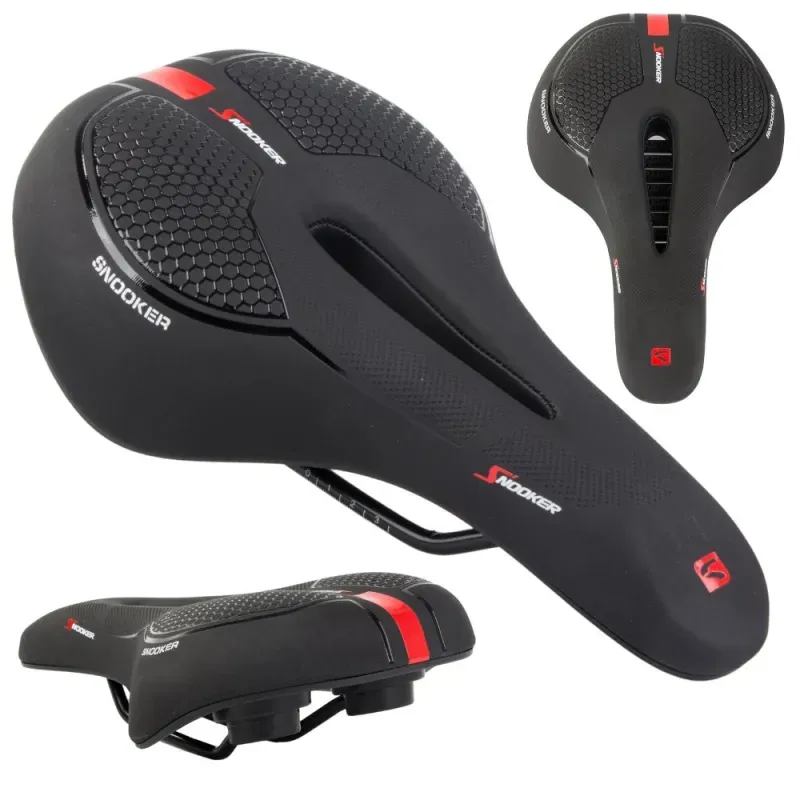 Siodełko na rower rowerowe sportowe siodło miękkie wygodne piankowe żelowe-5907451358252