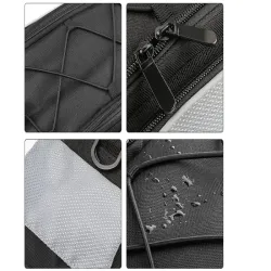 Torba rowerowa 13l sakwa na bagażnik rowerowy z paskiem na ramię-5907451342640