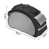 Torba rowerowa 13l sakwa na bagażnik rowerowy z paskiem na ramię-5907451342640