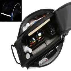 Torba rowerowa 13l sakwa na bagażnik rowerowy z paskiem na ramię-5907451342640