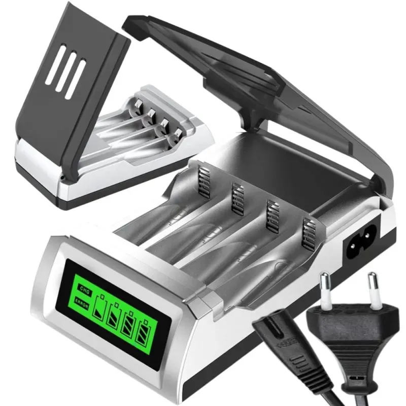 Szybka ładowarka do akumulatorków baterii paluszków aa i aaa automat-5907451374917