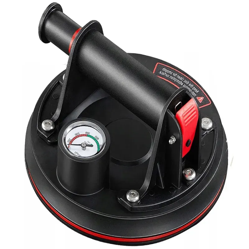 Przyssawka próżniowa uchwyt do płytek glazury szyb z manometrem pompką-5907451376034