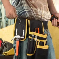 Pas monterski narzędziowy wielofunkcyjny 22 kieszenie uchwyt na młotek-5907451375983