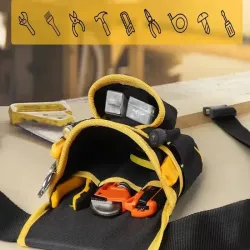 Pas monterski narzędziowy wielofunkcyjny 22 kieszenie uchwyt na młotek-5907451375983