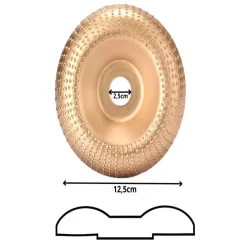 Tarcza szlifierska do drewna frezująca kątówka rzeźbiarska strugająca-5907451375969