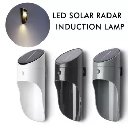 Lampa kinkiet zewnętrzny solarny LED z czujnikiem ruchu i zmierzchu