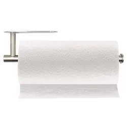 Uchwyt na ręcznik papierowy kuchenny łazienkowy metalowy srebrny loft-5907451375136