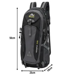 Plecak 40l czarny podróżny turystyczny trekkingowy mocny w góry-5907451376171