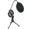 Mikrofon studyjny usb rgb na statywie do komputera streaming gaming-5907451375723