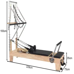Reformer łóżko do ćwiczeń pilates pilatesu urządzenie do ćwiczenia-5907451372036