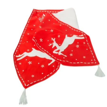 Bieżnik na stół 205x35 świąteczny renifer wigilijny na boże narodzenie-5907451367933