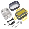 Elektryczny lunchbox pojemnik obiadowy podgrzewany do auta pracy-5907451366974