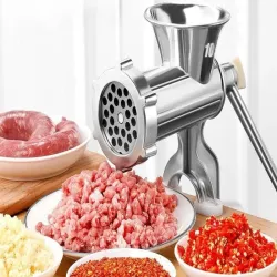 Maszynka do mielenia mięsa ręczna nadziewarka z końcówką do kiełbasy-5907451363584