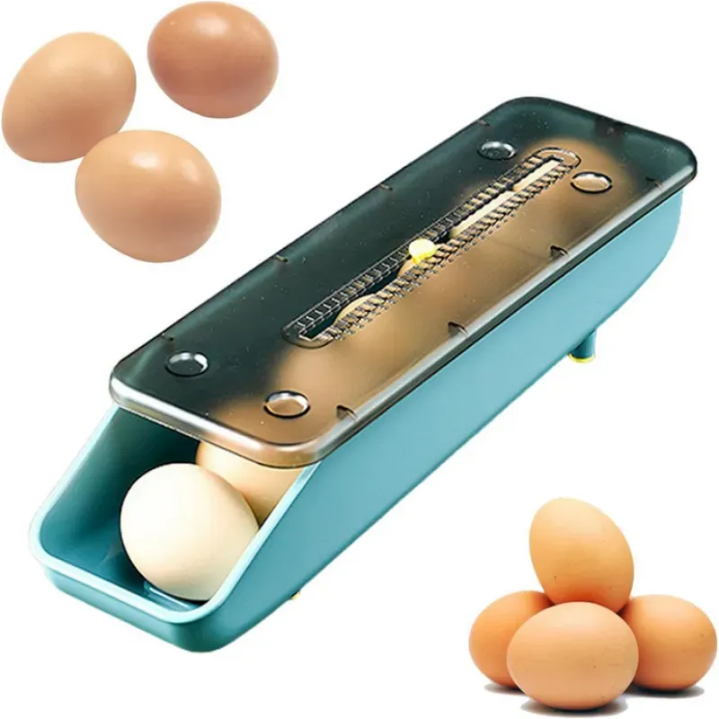 Pojemnik pudełko na jajka organizer do lodówki podajnik do jajek-5907451363560