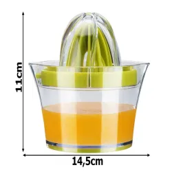 Ręczna wyciskarka do owoców wyciskacz soku z cytryn pomarańczy 400ml-5907451354797
