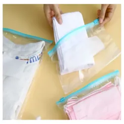 Torebki strunowe 15szt zamykane na suwak szczelne do żywności 1200ml-5907451354582