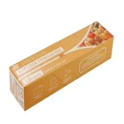 Torebki strunowe 15szt zamykane na suwak szczelne do żywności 1200ml-5907451354582