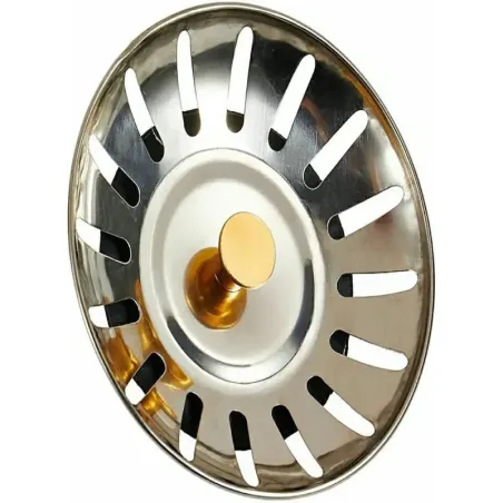 sitko zatyczka koszyk duże Korek metalowy do zlewu zlewozmywaka-5907451351147