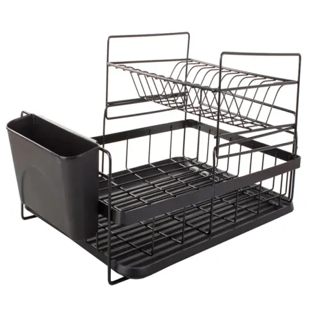 Suszarka do naczyń dwupoziomowa ociekacz z tacką-5907451339404