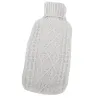 Termofor gumowy w szarym sweterku duży 2l ogrzewacz ciepłą wodę-5907451365168