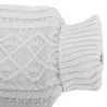 Termofor gumowy w szarym sweterku duży 2l ogrzewacz ciepłą wodę-5907451365168