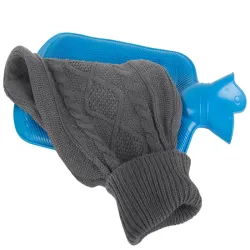 Termofor gumowy sweterek duży 2l na wodę pokrowiec sweter ogrzewacz-5907451365151