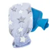Termofor gumowy w pokrowcu ogrzewacz pluszowy na wodę w urocze gwiazdy-5907451365120