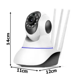 Kamera ip wifi niania elektroniczna obrotowa audio czujnik ruchu-5907451353080