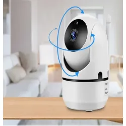 Kamera wifi elektroniczna niania obrotowa hd audio domowa wewnętrzna-5907451351383