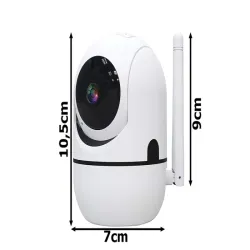 Kamera wifi elektroniczna niania obrotowa hd audio domowa wewnętrzna-5907451351383