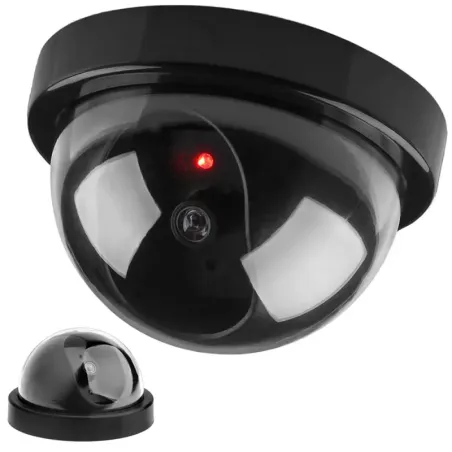 Atrapa kamery przemysłowej kamera kopułka dioda led na baterie-5907451304297
