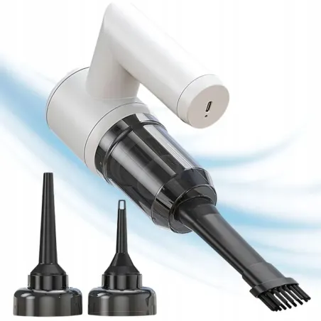 Odkurzacz bezprzewodowy samochodowy 2w1 dmuchawa końcówki usb filtr-5907451373217