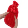 Termofor pluszowy gumowy ogrzewacz termofor w pokrowcu miękkie futerko-5907451360859