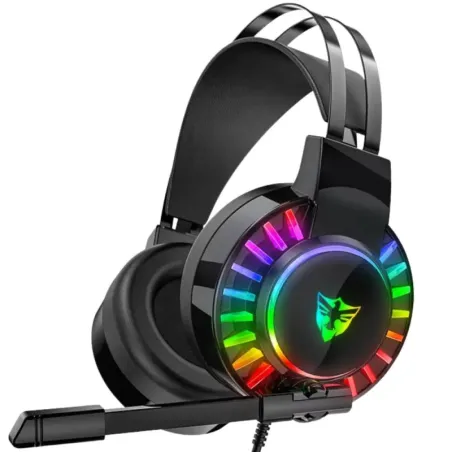 Słuchawki gamingowe 7.1 rgb z mikrofonem przewodowe nauszne dla graczy-5907451375013