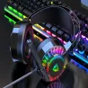 Słuchawki gamingowe 7.1 rgb z mikrofonem przewodowe nauszne dla graczy-5907451375013