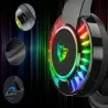 Słuchawki gamingowe 7.1 rgb z mikrofonem przewodowe nauszne dla graczy-5907451375013