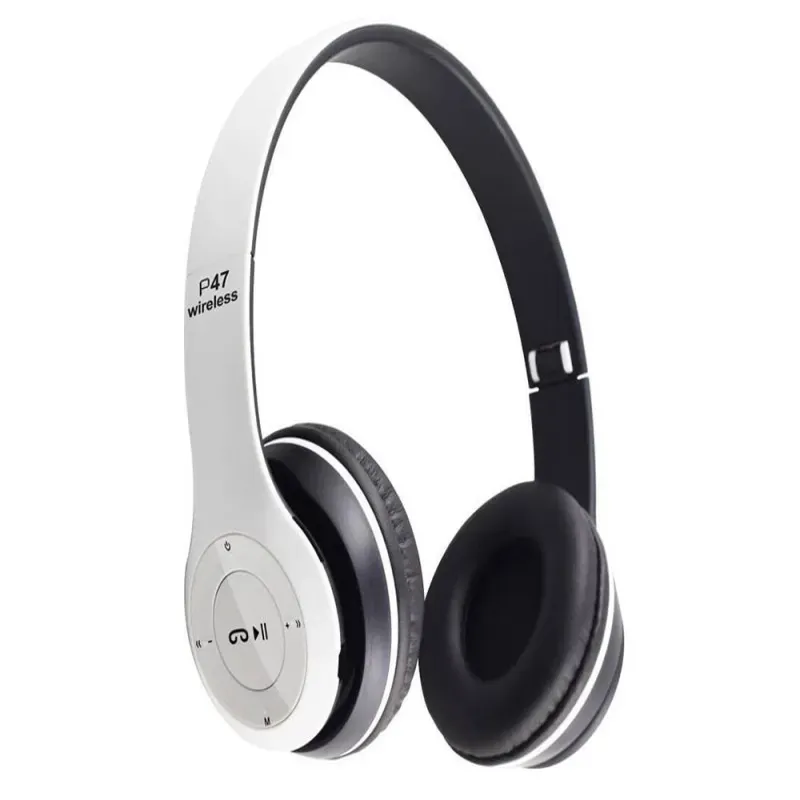 Słuchawki bezprzewodowe p47 bluetooth mikrofon mp3 z radiem fm-5907451331750