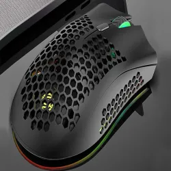 Myszka bezprzewodowa 2,4 ghz mysz do laptopa optyczna podświetlana-5907451376256