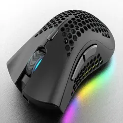 Myszka bezprzewodowa 2,4 ghz mysz do laptopa optyczna podświetlana-5907451376256