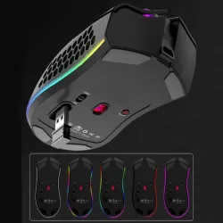 Myszka bezprzewodowa 2,4 ghz mysz do laptopa optyczna podświetlana-5907451376256
