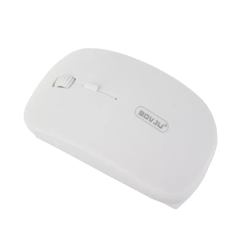Mysz myszka optyczna bezprzewodowa slim 2,4 ghz biała na 2 baterie AAA-5907451316825