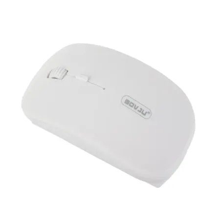 Mysz myszka optyczna bezprzewodowa slim 2,4 ghz biała na 2 baterie AAA-5907451316825