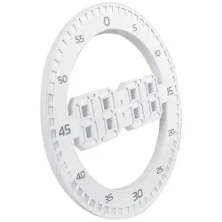Zegar budzik led elektroniczny termometr z alarmem podświetlany-5907451370650