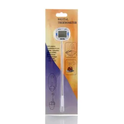 Termometr kuchenny cyfrowy lcd do mięsa cieczy z długa sondą 15 cm-5907451300701