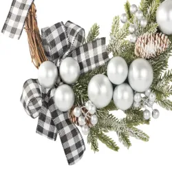 Stroik świąteczny wianek dekoracja ozdoba na drzwi boże narodzenie-5907451368138